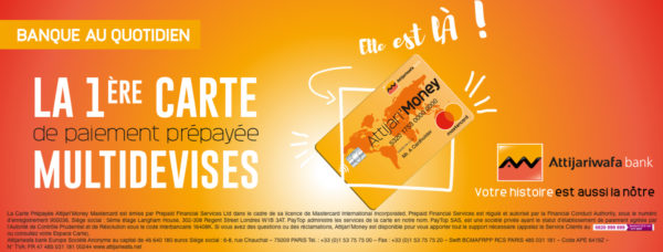 Mastercard Paytop : une carte prépayée multi-devises au prix de 20€/an